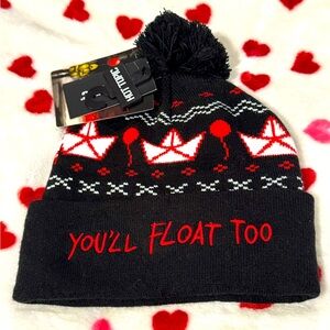 Hot Topic “Pennywise” “IT” beanie sock cap! New with tags! One size fits most!